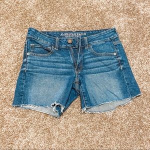 [AEO] Midi Denim Shorts